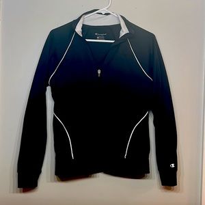 Women’s champion zip up athletic jacket.  Size medium.  Excellent condition.